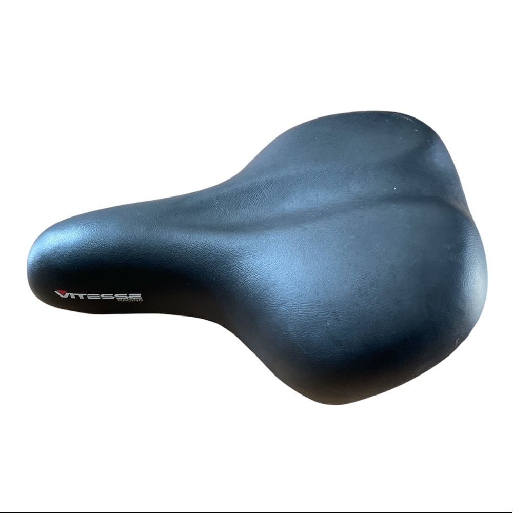 Vitesse Bike Seat Cushion Comfortable Wide Big Bum Bicycle Cruiser Sporty Soft
